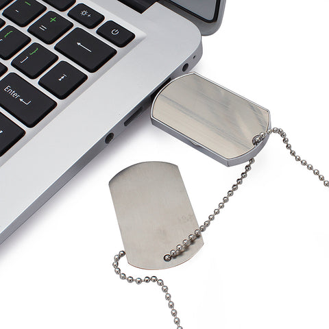Military Necklace Flash Drive