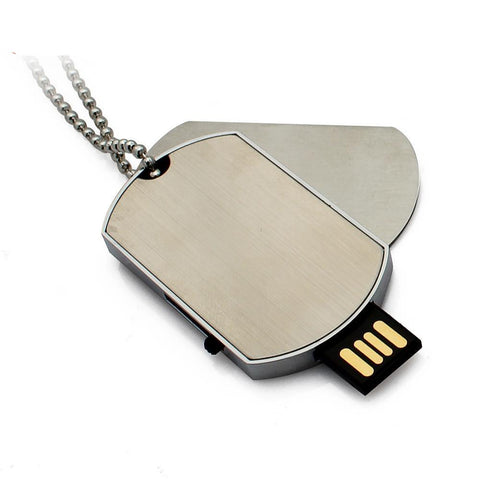 Military Necklace Flash Drive