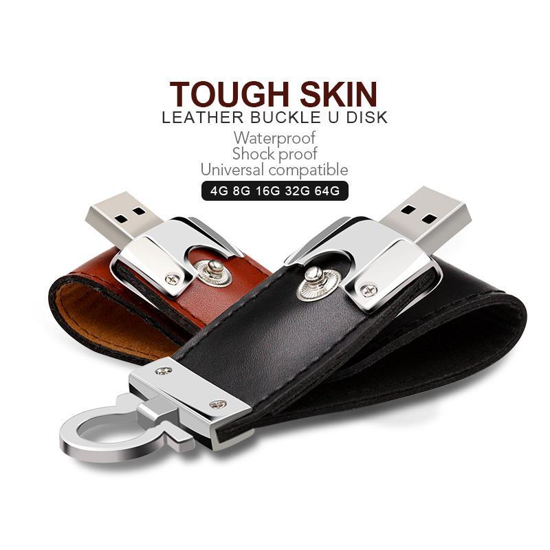 PU Leather USB Flash Drive