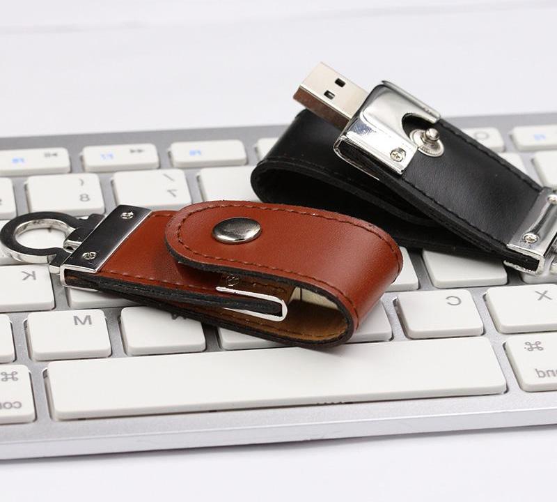 PU Leather USB Flash Drive