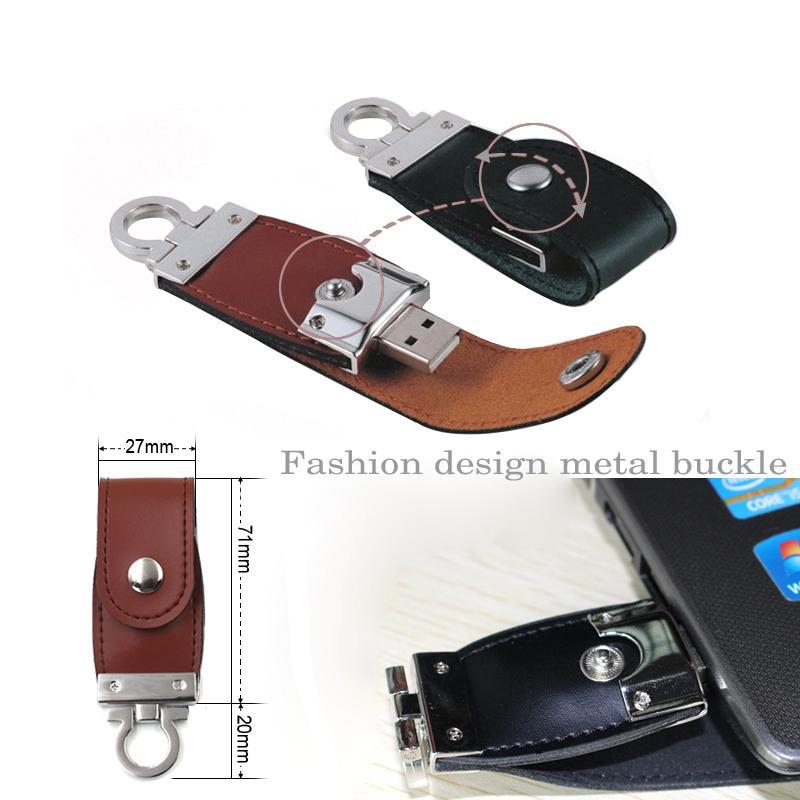 PU Leather USB Flash Drive