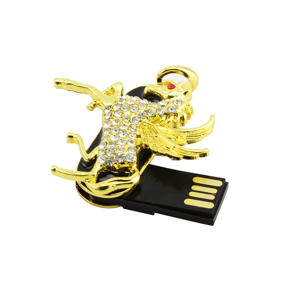 Crystal Chain Flash Drive